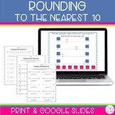 Rounding Worksheets and Digital Google Slides Activities