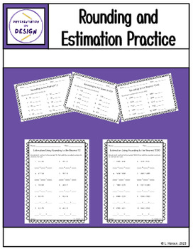 Preview of Rounding and Estimation Practice