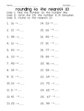 Rounding and Estimation Worksheets