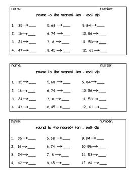 Rounding and Estimation Worksheets by Mrs Castro | TpT