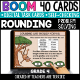 Rounding and Problem Solving Grade 4 Boom Cards - Digital