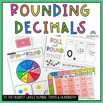 Preview of Rounding decimals | Rounding to the nearest tenth and hundredth