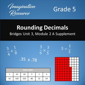 Preview of Rounding decimals to tenths and hundredths