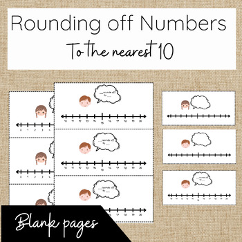 Preview of Rounding off to 10 on a number line