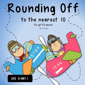 Rounding to the nearest 10 PowerPoint & Worksheets by Lindy du Plessis