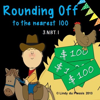 Rounding to the nearest 100 PowerPoint & worksheets by Lindy du Plessis
