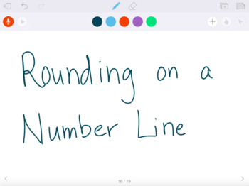 Preview of Rounding on a Number Line Instructional Video