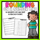 Rounding on a Number Line to nearest 10s and 100s