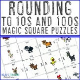 Rounding to the Nearest 10 and 100 within Hundreds Game Ce