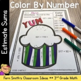 3rd Grade Math Estimate Sums Color By Number