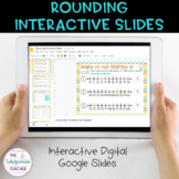 Third Grade Rounding Nearest 10/100 Google Classroom Slide