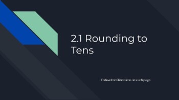 Preview of Rounding to Tens (Editable)