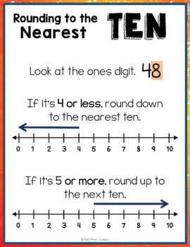 Rounding to Tens and Hundreds by Poet Prints Teaching | TpT