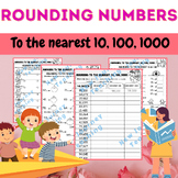 Rounding to the Nearest 10, 100, and 1000 / Rounding Numbers