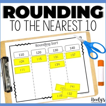 Preview of Rounding to the Nearest 10 - 3rd Grade Rounding Practice Activity