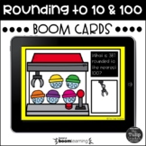 Rounding to the Nearest 10 and 100 Boom Cards™ - Digital T