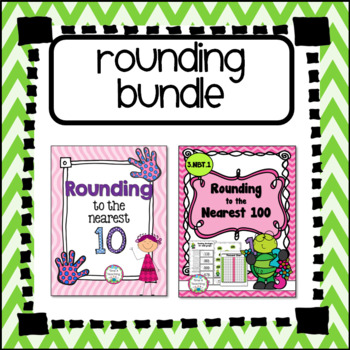 Preview of Rounding to the Nearest 10 and 100 Bundle