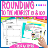 Rounding to the Nearest 10 and 100 - Rounding Task Cards -