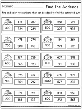 Rounding Worksheets - To The Nearest 100 by Learning Desk | TpT