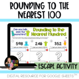 Rounding to the Nearest Hundred Digital Escape Activity