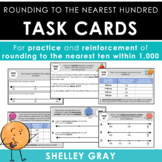 Rounding to the Nearest Hundred Task Cards | Numbers Within 1,000