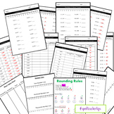 Rounding to the Nearest Ten, Hundred, and Thousand Bundle