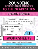 Rounding to the Nearest Ten in 3rd Grade - Progressive Pra