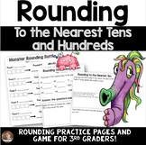 Rounding to the Nearest Tens and Hundreds Game and Practic