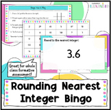 Rounding to the Nearest Whole Number/Integer Bingo Game
