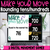 Rounding to the Nearest tens and hundreds Make Your Move D