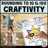 Rounding to the nearest 10 and 100 Summer Coloring Math Cr