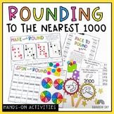 Rounding to the nearest 1000 | Rounding to 1000 Math Centers