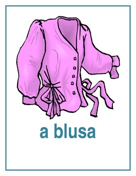 Preview of Roupa (Clothing in Portuguese) Posters