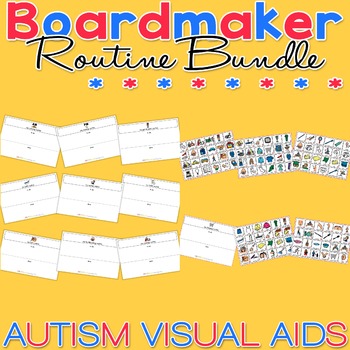 Preview of Starter Kit Routine Bundle Pack - Boardmaker Visual Aids for Autism SPED