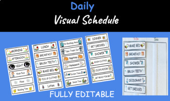 Preview of Routine/Chores Visual Schedule