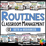 Routines | Preschool Classroom Rules & Routines Bundle