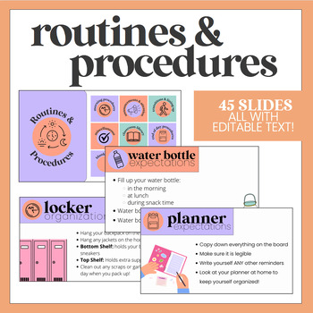 Preview of Routines & Procedures Slides