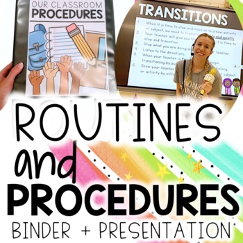Preview of Routines and Procedures | Back to School Presentation | Classroom Management