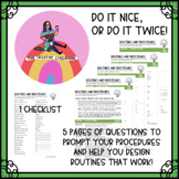 Routines and Procedures FREEBIE