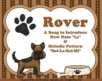 Preview of Rover (Introducing "La" and Melodic Pattern "S-L-S-M") - SMARTBOARD/NOTEBOOK ED