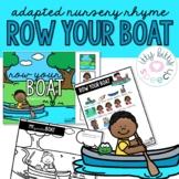 Row, Row, Row Your Boat | An Adapted Nursery Rhyme (+BOOM Cards)