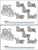 Row, Row, Row Your Boat Book, Poster, & MORE-  Kindergarte