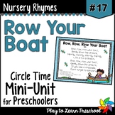 Row, Row, Row Your Boat Nursery Rhyme