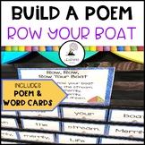 Row Your Boat | Build a Poem | Nursery Rhymes Pocket Chart Center