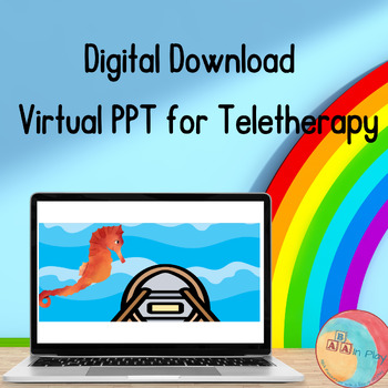 Preview of Row Row Row Your Boat Virtual Teletherapy Slideshow