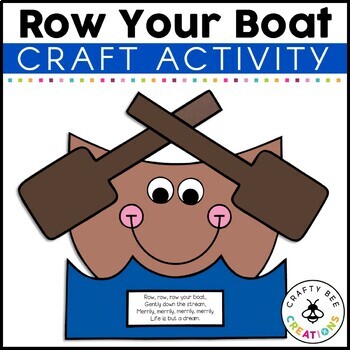 Row Your Boat Craft | Nursery Rhymes Craft | Nursery Rhymes Activities