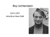 Roy Lichtenstein