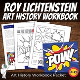 Roy Lichtenstein Art History Workbook - Pop Art - Famous A