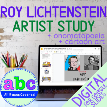 Preview of Roy Lichtenstein Artist Study | Onomatopoeia & Cartoon Artworks | Line & Color