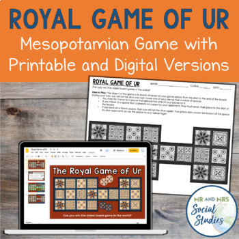 Preview of Royal Game of Ur | Printable and Digital Templates